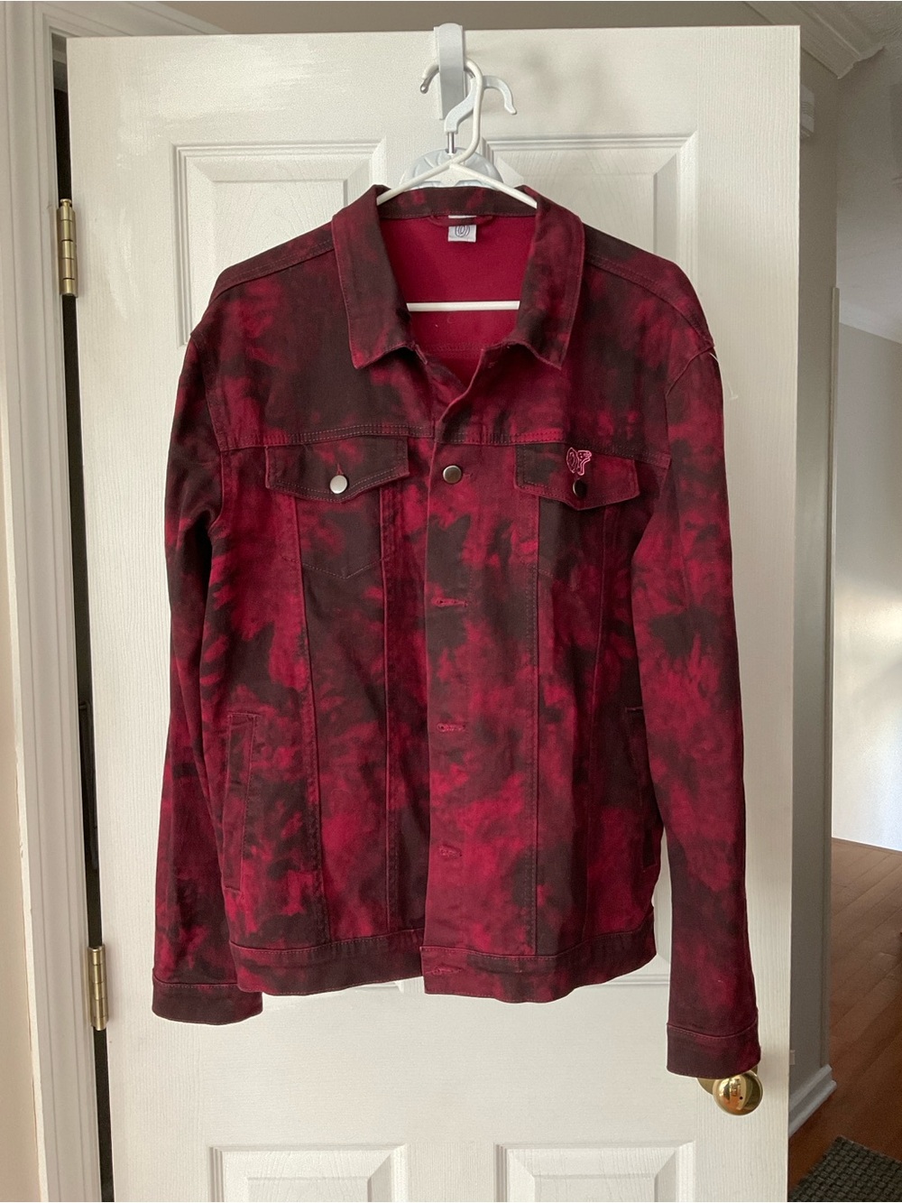 Odd Future (brand) Denim Jacket Unisex Burgandy